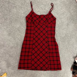 Red Plaid Dress